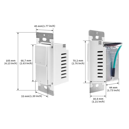 Smart Light Switch 2 Buttons 2 Channels R2731