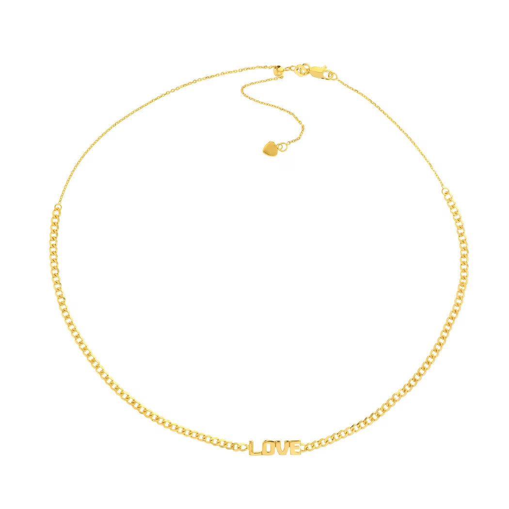 14k Yellow Gold Adjustable Choker 17 Inch Jewelry X328649