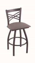 Swivel Stool with Medium Grey Seat E12583