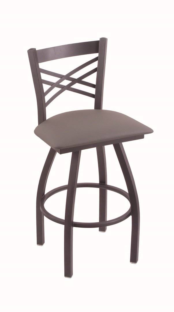 Swivel Stool with Medium Grey Seat E12583