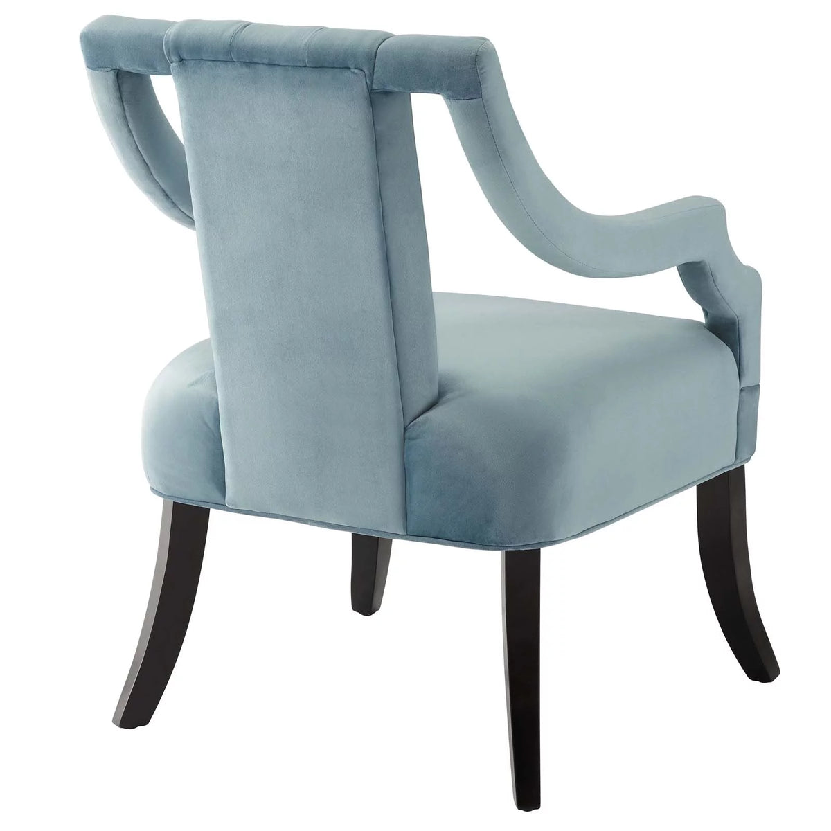 Light Blue Performance Velvet Accent Chair Set of 2 W111