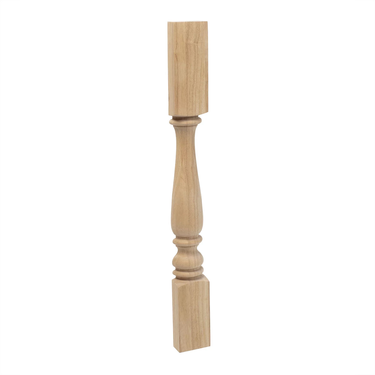 Unfinished Solid Hardwood Half Round Kitchen Island Leg H265557