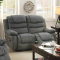 Grey Reclining Love Seat I999547