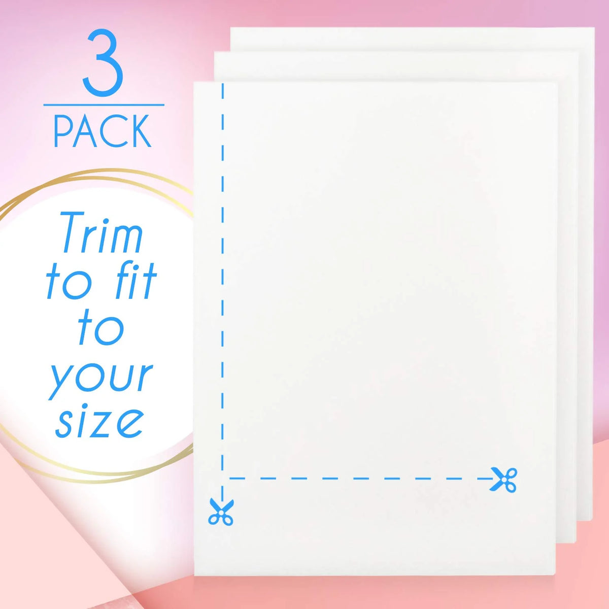 Extra Thick Lipo Foam Post Surgery Ab Board Medical Grade Foam White 3 pack A35225