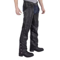Braided Motorcycle Leather Chaps K465337