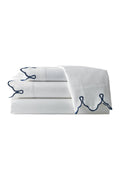 King Scalloped Embroidered Sheet Set S5609