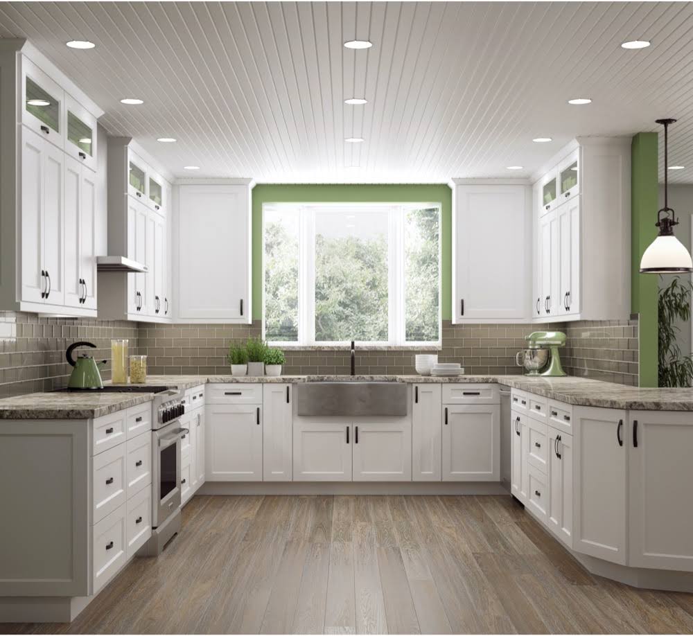 White 2 Doors 2 Shelves Wall Cabinet High-Density Fiberboard R1453