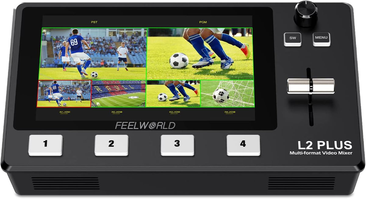 Multi Camera Video Mixer Switcher with 5.5 inch LCD Touch Screen A565