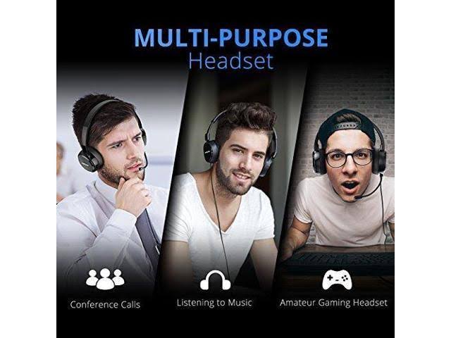 USB Computer Headset with Microphone Noise Cancelling Z8882