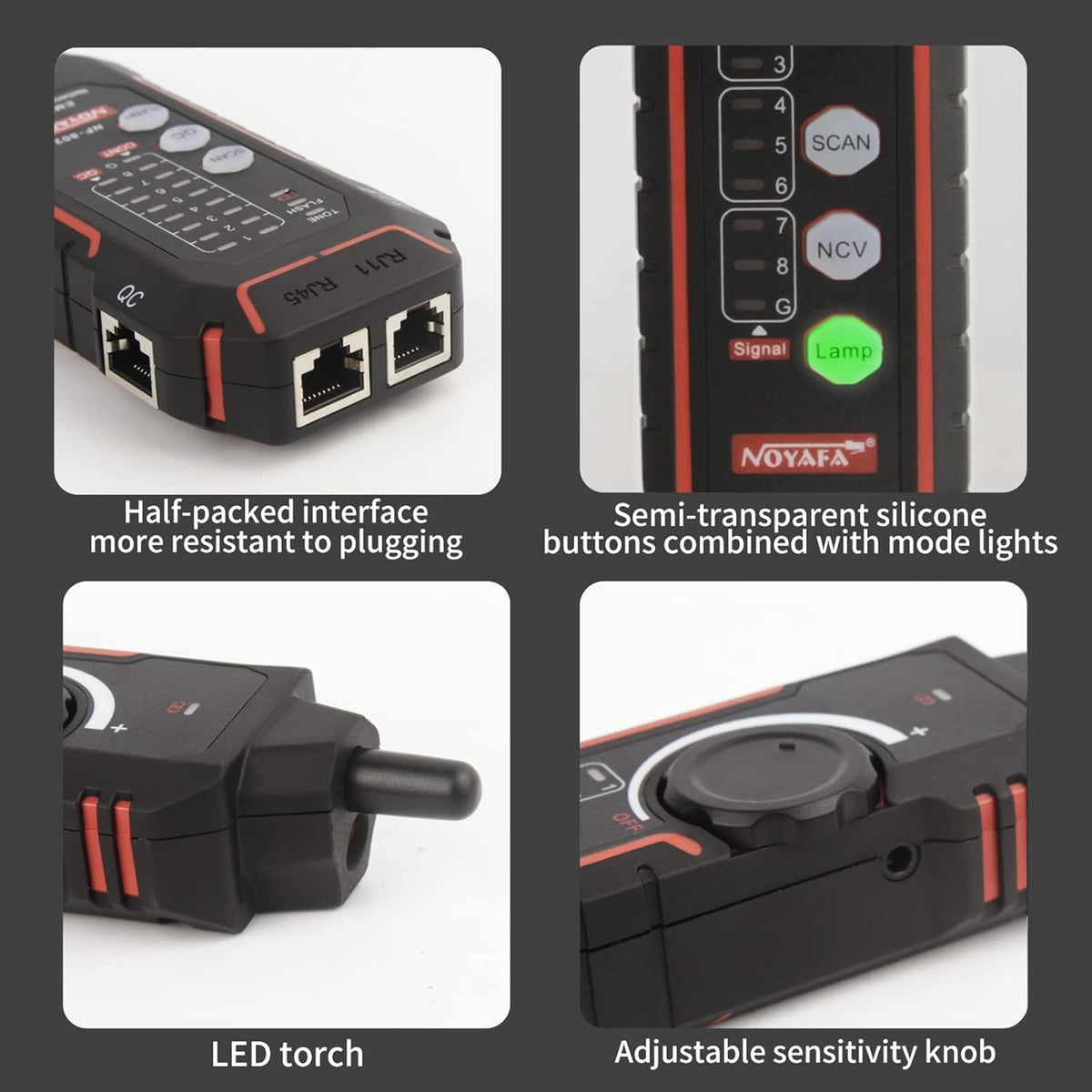 RJ11 RJ45 Ethernet LAN Network Cable Tester W314