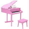 Pink Children Grand Piano with Bench W647733