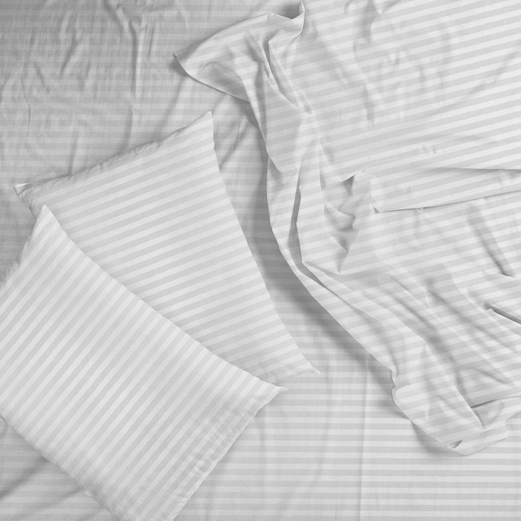 Grey King 4 Piece Microfiber Deep Pocket Bed Sheet Set Q75862