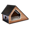 Modern Cat Condo with Sisal Scratching Pad C8435