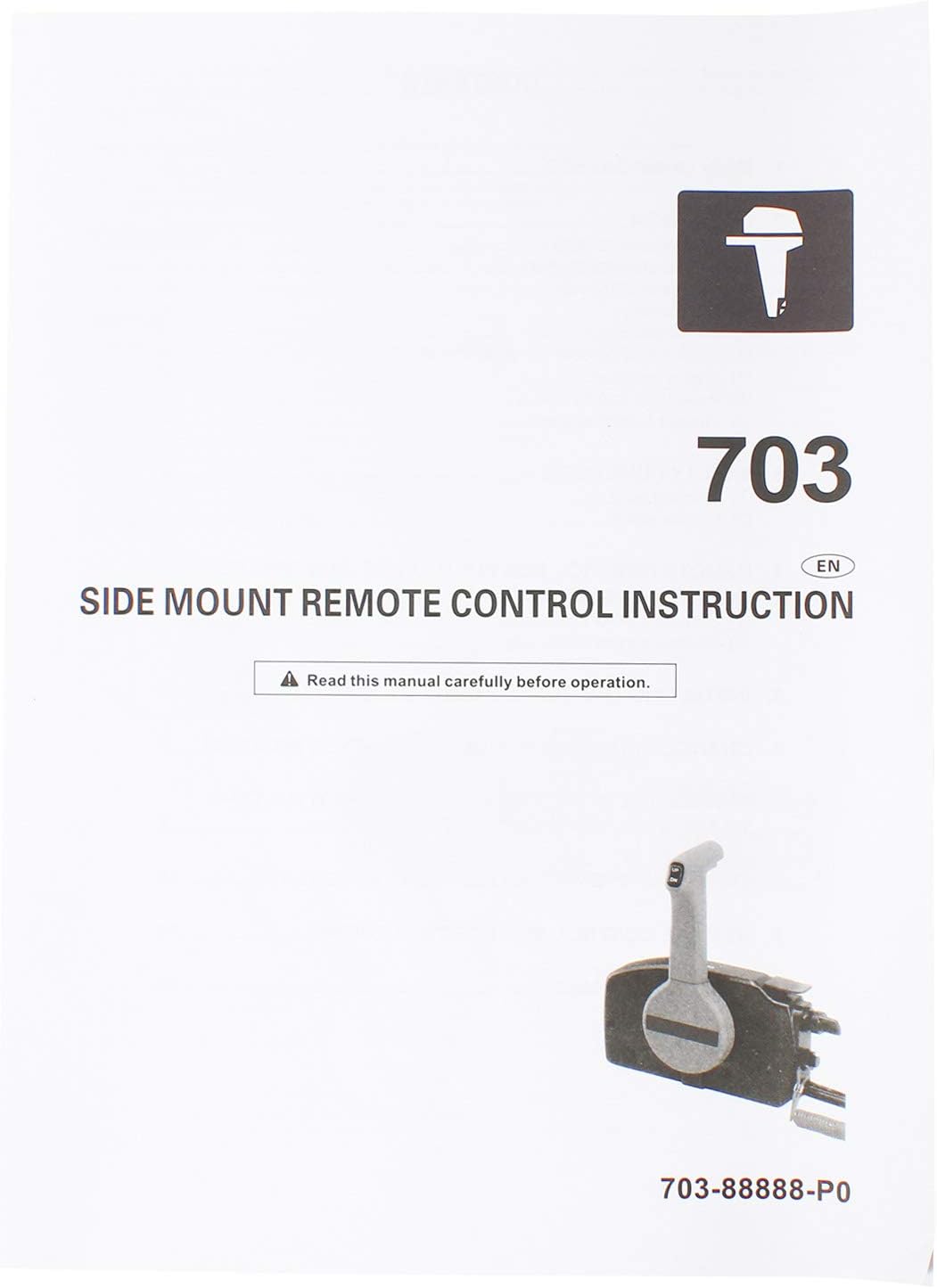Side Mount Remote Control Box with 10 pins Wire Harness and Cable 16FT B5990
