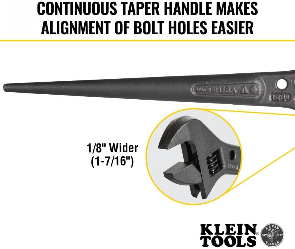 Adjustable Spud Wrench 10-Inch with Tether Hole, Pack of 2 B881717