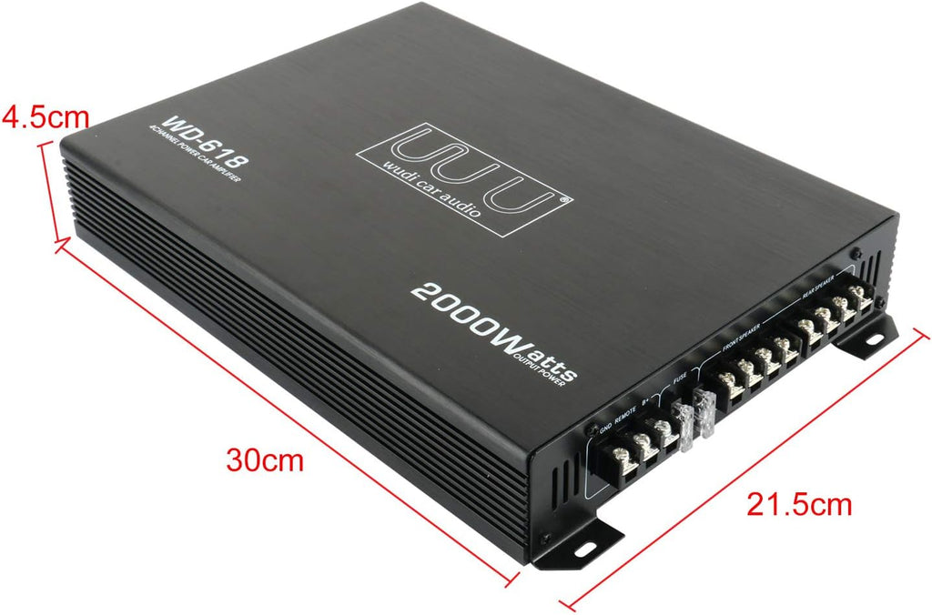 1500W 4 Channel Car Audio Amplifier X904385