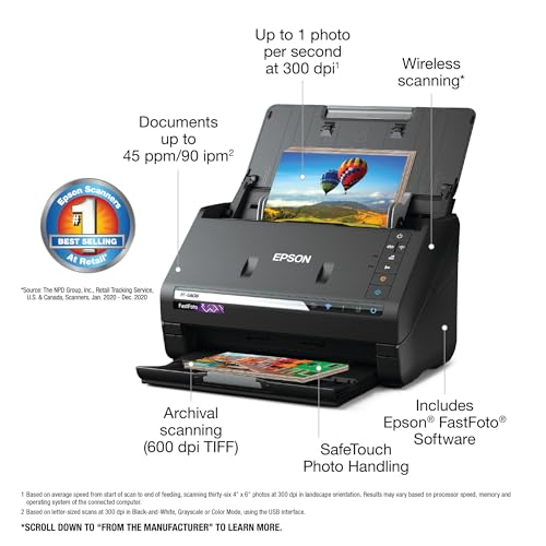 Wireless High-Speed Photo and Document Scanning System Q74316