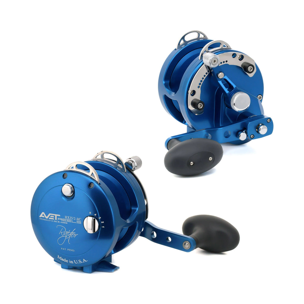 Black Two-Speed Lever Drag Casting Reel W8347