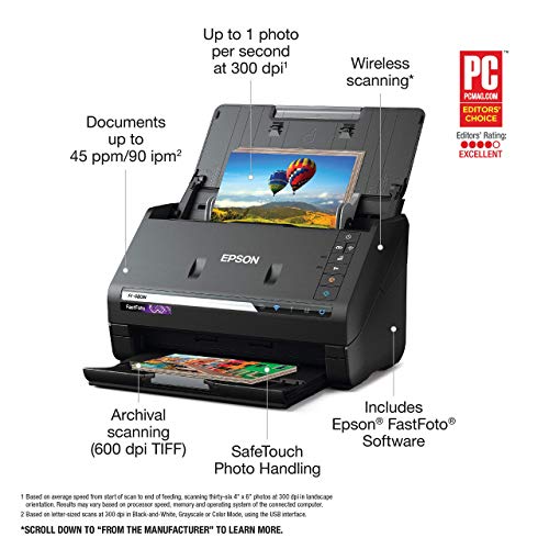 Wireless High-Speed Photo and Document Scanning System Q74316