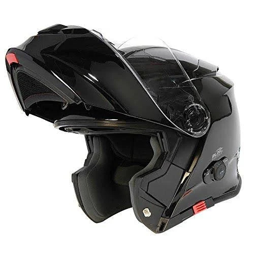 Silver Flip-Up Motorcycle Helmet E15173